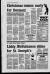 Derry Journal Tuesday 14 December 1993 Page 36