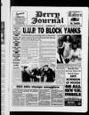 Derry Journal Tuesday 27 August 1996 Page 1