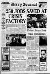 Derry Journal Friday 13 September 1996 Page 1