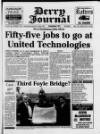 Derry Journal Tuesday 05 November 1996 Page 1
