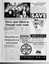 Derry Journal Tuesday 25 November 1997 Page 7