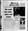 Derry Journal Tuesday 28 March 2000 Page 1