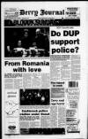 Derry Journal Friday 01 February 2002 Page 1