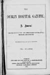 Dublin Hospital Gazette Tuesday 01 January 1856 Page 1
