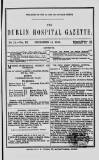 Dublin Hospital Gazette Monday 15 December 1856 Page 1