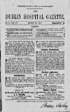 Dublin Hospital Gazette Sunday 15 March 1857 Page 1