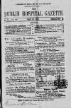 Dublin Hospital Gazette Friday 15 May 1857 Page 1