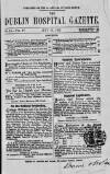 Dublin Hospital Gazette Wednesday 15 July 1857 Page 1