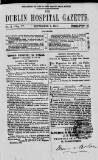 Dublin Hospital Gazette Tuesday 01 September 1857 Page 1