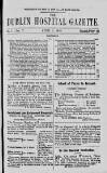 Dublin Hospital Gazette Thursday 01 April 1858 Page 1