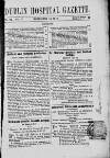Dublin Hospital Gazette Monday 15 November 1858 Page 1