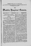 Dublin Hospital Gazette Wednesday 15 December 1858 Page 1