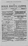 Dublin Hospital Gazette Saturday 01 October 1859 Page 1