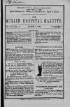 Dublin Hospital Gazette Thursday 01 March 1860 Page 1