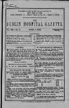 Dublin Hospital Gazette Monday 02 April 1860 Page 1