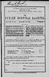 Dublin Hospital Gazette Tuesday 15 January 1861 Page 1