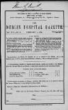 Dublin Hospital Gazette Friday 01 February 1861 Page 1