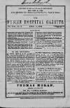 Dublin Hospital Gazette Monday 15 April 1861 Page 1