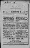 Dublin Hospital Gazette Saturday 01 June 1861 Page 1