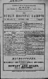 Dublin Hospital Gazette Tuesday 01 October 1861 Page 1