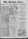 Bridport News Friday 08 November 1889 Page 1