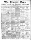 Bridport News Friday 18 October 1895 Page 1