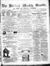 North Devon Gazette Tuesday 08 January 1884 Page 1