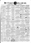 Hartlepool Free Press and General Advertiser Saturday 11 August 1860 Page 1