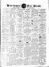 Hartlepool Free Press and General Advertiser Saturday 20 October 1860 Page 1