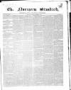 Northern Standard Saturday 01 November 1856 Page 1