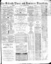 Cornubian and Redruth Times Friday 12 March 1869 Page 1