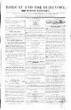Torquay Directory and South Devon Journal Friday 25 September 1846 Page 1