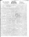 Public Ledger and Daily Advertiser Thursday 10 November 1814 Page 1