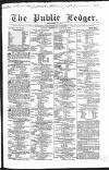 Public Ledger and Daily Advertiser Wednesday 16 August 1848 Page 1