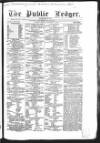 Public Ledger and Daily Advertiser Friday 22 September 1848 Page 1