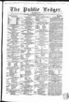 Public Ledger and Daily Advertiser Thursday 15 March 1849 Page 1