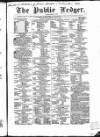 Public Ledger and Daily Advertiser Wednesday 27 June 1849 Page 1