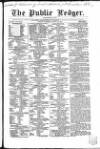 Public Ledger and Daily Advertiser Thursday 23 August 1849 Page 1