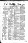 Public Ledger and Daily Advertiser Saturday 25 August 1849 Page 1