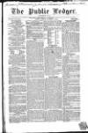Public Ledger and Daily Advertiser Tuesday 25 December 1849 Page 1