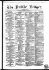 Public Ledger and Daily Advertiser Saturday 09 February 1850 Page 1