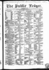 Public Ledger and Daily Advertiser Tuesday 26 February 1850 Page 1