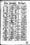 Public Ledger and Daily Advertiser Friday 10 October 1851 Page 1