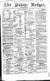 Public Ledger and Daily Advertiser Friday 01 October 1852 Page 1