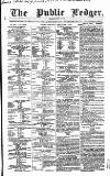 Public Ledger and Daily Advertiser Saturday 02 September 1854 Page 1