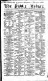 Public Ledger and Daily Advertiser Monday 14 January 1856 Page 1