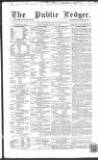 Public Ledger and Daily Advertiser Friday 16 January 1857 Page 1