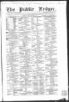 Public Ledger and Daily Advertiser Tuesday 23 March 1858 Page 1