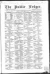 Public Ledger and Daily Advertiser Wednesday 24 March 1858 Page 1