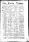 Public Ledger and Daily Advertiser Saturday 18 September 1858 Page 1